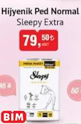 SLEEPY EXTRA HİJYENİK PED NORMAL SLEEPY EXTRA HİJYENİK PED NORMAL